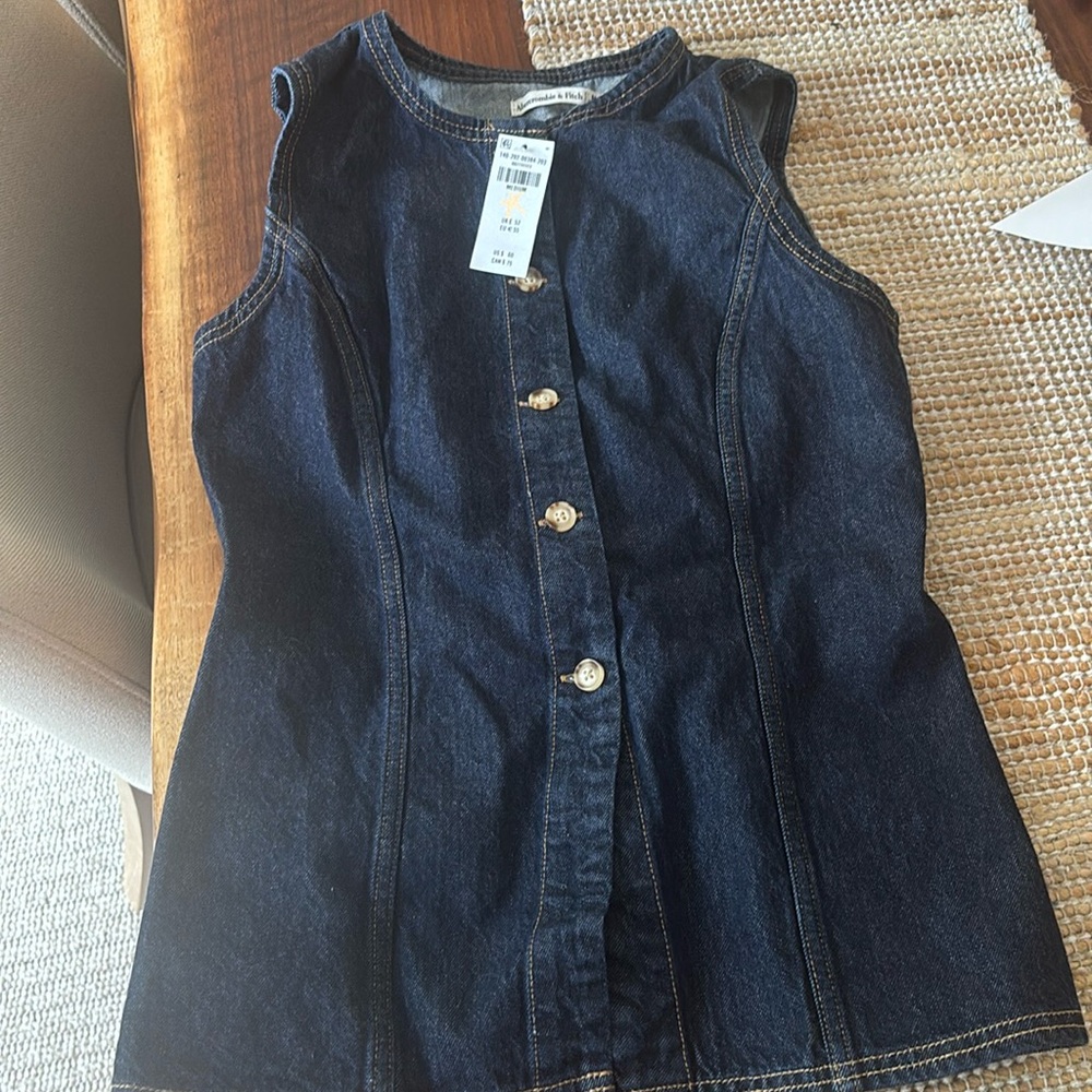 Abercrombie & Fitch Denim Vest